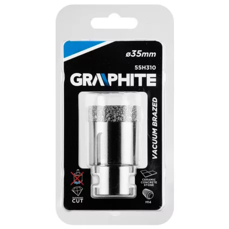Körkivágó Graphite 55H310 Gyémántos 35 mm M 14