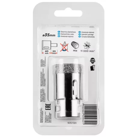 Körkivágó Graphite 55H310 Gyémántos 35 mm M 14