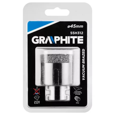 Körkivágó Graphite 55H312 Gyémántos 45 mm M 14