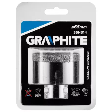 Körkivágó Graphite 55H314 Gyémántos 65 mm M 14
