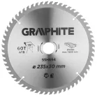 Körfűrészlap Graphite 55H694 keményfém fogakkal, 235x30mm, 60 fog