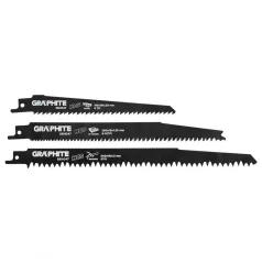 Orrfűrészlap Készlet Graphite 56H047 Hcs /3db