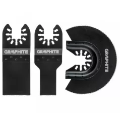   Fűrészlap Készlet Graphite 56H070 Multifunkciós Géphez, 3 db