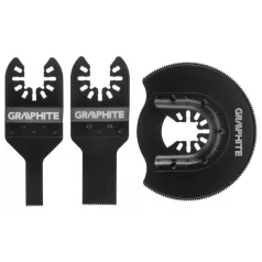   Fűrészlap Készlet Graphite 56H072 Multifunkciós Géphez, 3 db
