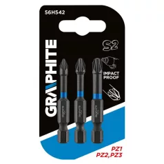 Behajtótüske Készlet Graphite 56H542 50 mm 3R