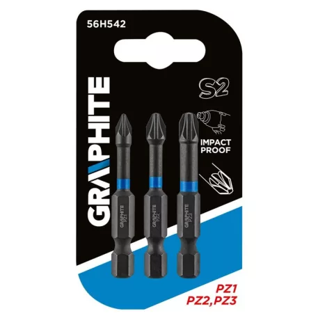 Behajtótüske Készlet Graphite 56H542 50 mm 3R