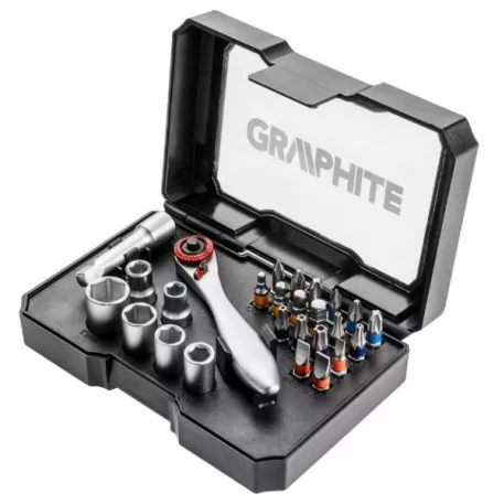 Behajtótüske Készlet Graphite 56H604 26 Részes