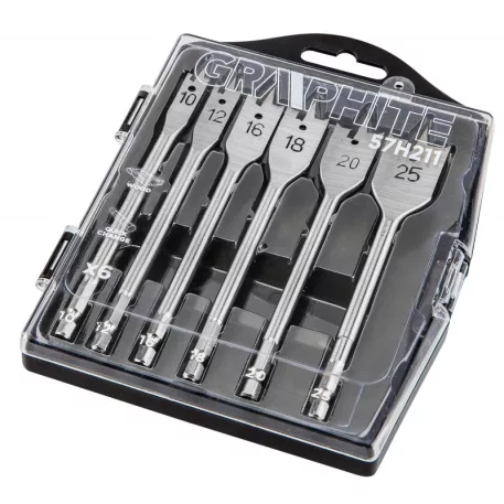 Lapos Marófúró Készlet Graphite 57H211 6 Részes