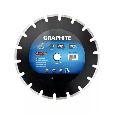 GYÉMÁNTVÁGÓ GRAPHITE 57H614 350MM SZEGM LÉZER