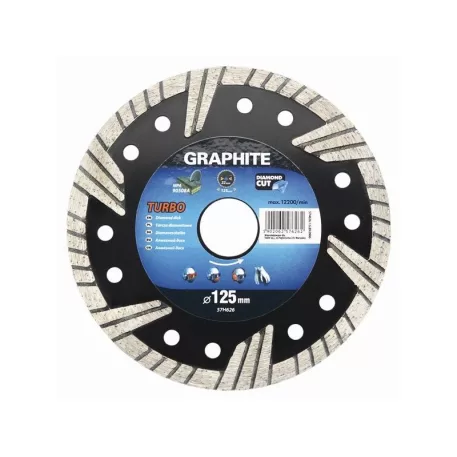 Gyémántvágó Graphite 57H626 125 mm Turbo