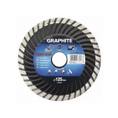 GYÉMÁNTVÁGÓ GRAPHITE 57H634 125MM TURBO HŰTŐB.