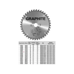 KÖRFŰRÉSZLAP GRAPHITE 57H662 185X30 Z 24
