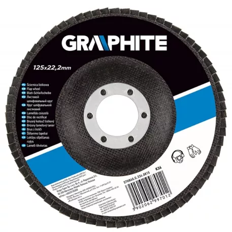 Csiszolótárcsa Graphite 57H840 125x22,2 mm K36