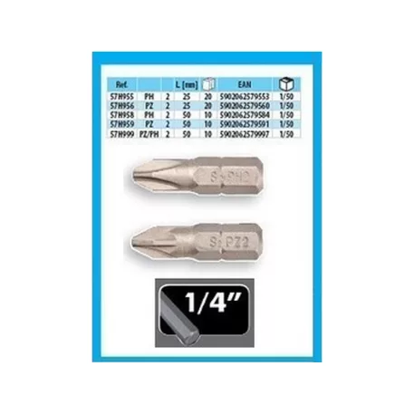 Behajtótüske Graphite 57H958 Ph2x50 mm/10