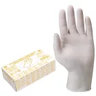 Latex Púder Nélküli Vizsgálókesztyű/100 db (L) Zöld doboz