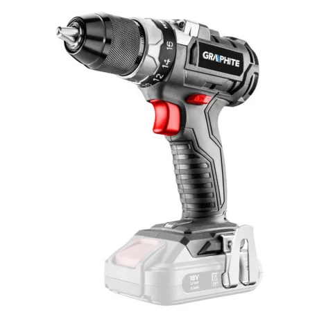 Graphite Akkus Fúró Csavarozó 58G019 Energy+ 18V LI-ion, 13 mm, Szénkefe Mentes, Akku Nélkül