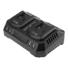 GRAPHITE Akkumulátortöltő Dupla 58G085-1 Energy+ Egyakkus Rendszerhez, 240W, 2X3A