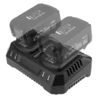 GRAPHITE Akkumulátortöltő Dupla 58G085-1 Energy+ Egyakkus Rendszerhez, 240W, 2X3A