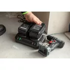 GRAPHITE Akkumulátortöltő Dupla 58G085-1 Energy+ Egyakkus Rendszerhez, 240W, 2X3A