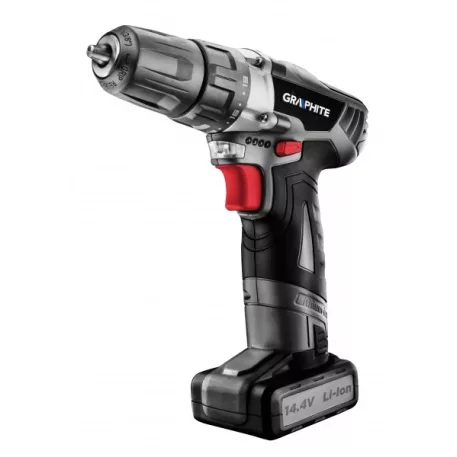 Akkus Fúró Csavarozó Graphite 58G215 2x14.4V, LI-ion/1.5 Ah + Koffer