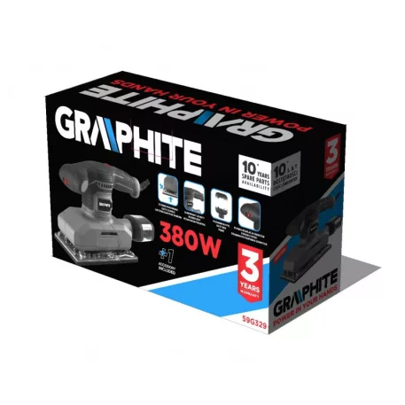 Rezgőcsiszoló Graphite 59G329 380W 115X230mm