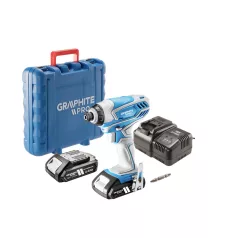   Graphite Akkus Ütvecsavarozó Pro 59Gp402 LI-ion 2X18V, 2.5Ah