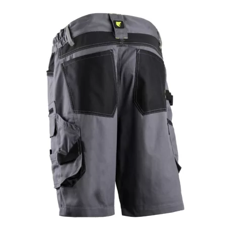 Baru sötét szürke/lime bermuda M