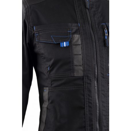 Coverguard Casita fekete/kék női munkakabát (L)