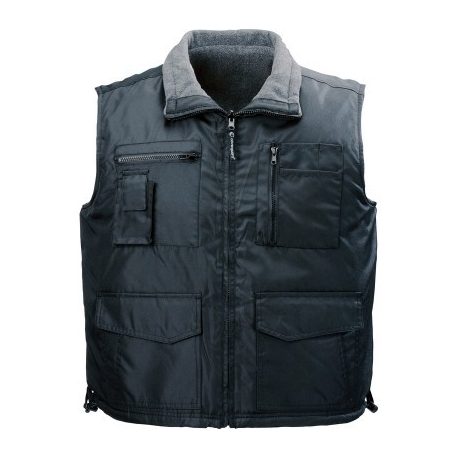 Cariste Kifordítható Fekete Mellény/Szürke Polár Bélés (M)