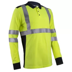   Ekhi hosszú ujjú fluo lángálló és ant. Póló (Láthatósági sárga XL)