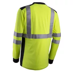  Ekhi hosszú ujjú fluo lángálló és ant. Póló (Láthatósági sárga XL)
