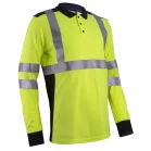 Ekhi hosszú ujjú fluo lángálló és ant. Póló (Láthatósági sárga 2XL)