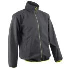 Froggy sötétszürke/lime softshell dzseki (M)