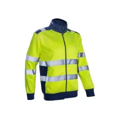 Gokkan hi-viz sárga cipzáras pulóver M