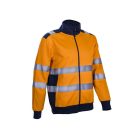 Gokkan Hi-Viz narancs cipzáras pulóver (XL)