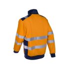 Gokkan Hi-Viz narancs cipzáras pulóver (XL)