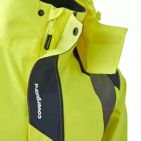 Coverguard Hora fluo női télikabát sárga/sötétkék (L)