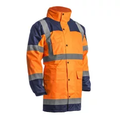 Hydra Hi-Viz narancs PU esőkabát (XL)