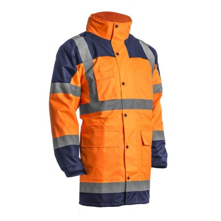 Hydra Hi-Viz narancs PU esőkabát (XL)