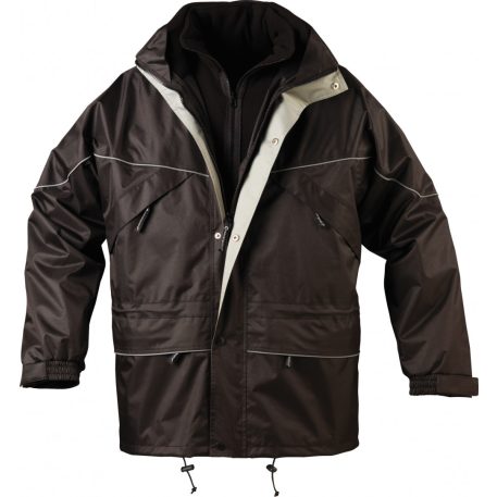 Isa 3/1 Kabát, Fekete (XL)