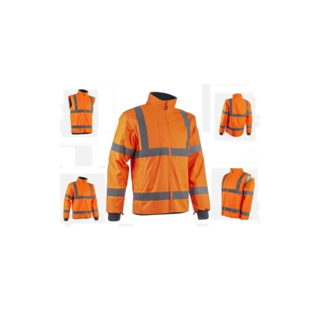 Kazan kombinálható 2/1 Hi-Viz dzseki (Láthatósági narancsárga L)