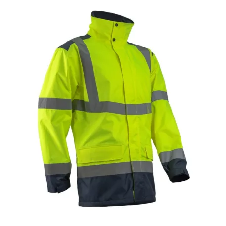 Kazan kombinálható Hi-Viz sárga esőkabát (XXL)
