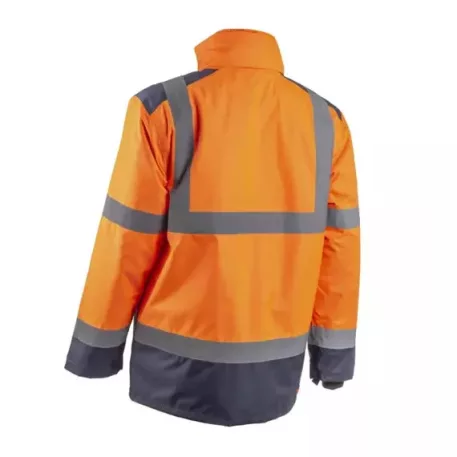 Kazan kombinálható 4/1 Hi-Viz esőkabát (Láthatósági narancsárga XL)