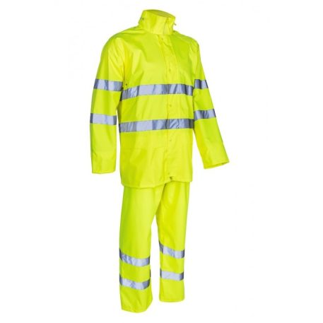 Kawa Hi-Viz sárga PVC esőRuha (XL)