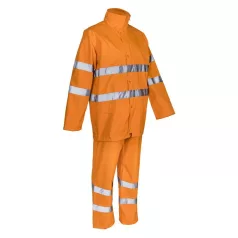 Kawa Hi-Viz narancs PVC esőRuha (XL)