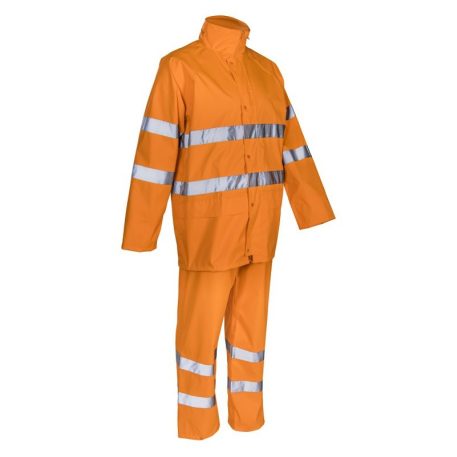 Kawa Hi-Viz narancs PVC esőRuha (XL)