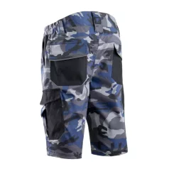 Kammo terepszínű/kék elasztikus bermuda (XL)