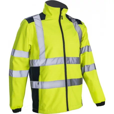 Kanpa Hi-Viz Sárga Softshell dzseki (S)