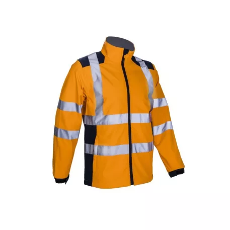 Kanpa HI-VIZ narancssárga softshell dzseki XL