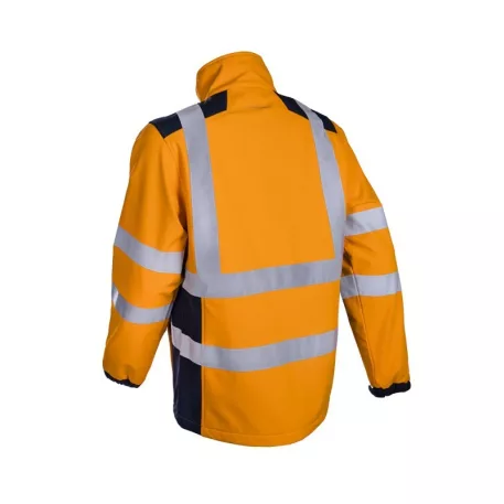 Kanpa HI-VIZ narancssárga softshell dzseki XL